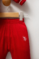 Resim U.S. Polo Assn Bebek Kız Bebek Sweat Takım USB2738