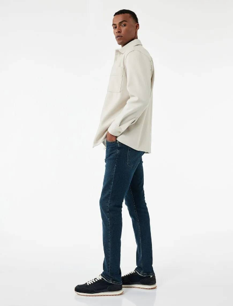 Resim Koton Erkek Jean Pantolon 6Wam40018Nd