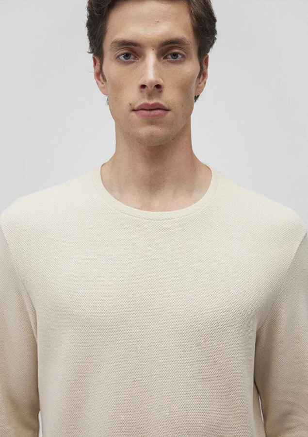 Resim Mavi Uzun Kol Erkek Sweat M0611925-70072