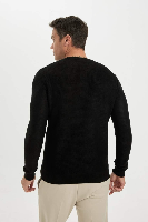 Resim Defacto Erkek  Kazak C9618AX/BK27