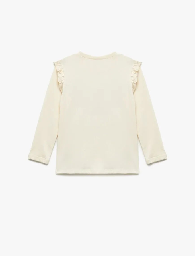 Resim Koton Kız Bebek Sweat 6WMG10036AK