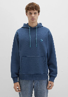Resim Mavi Kapüşonlu Erkek Sweatshirt M065809-90609
