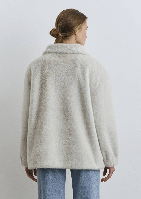 Resim Mavi Dik Yaka Kadın Mont M1110597-70037