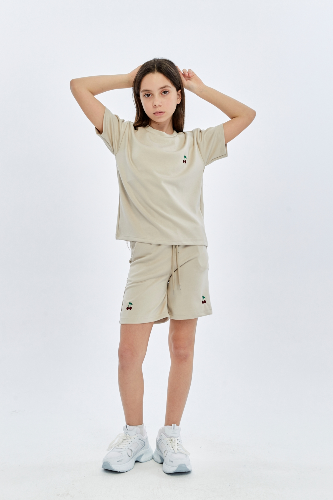 Resim Yenikoza Kız Çocuk Şort Takım