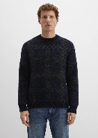 Resim Mavi Jakarlı Erkek Kazak M0710333-70497