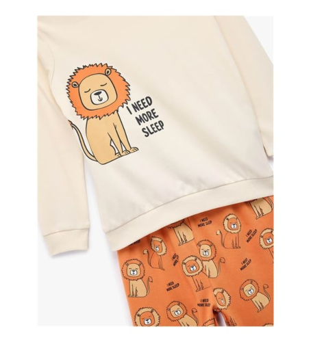 Resim Koton Erkek Bebek Sweat Takım 6Wmb10060Tk