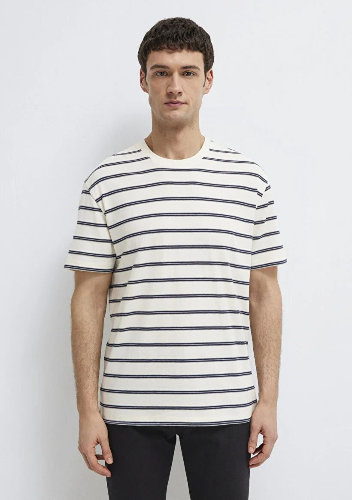 Resim Mavi Erkek T-shirt M0613138-70057