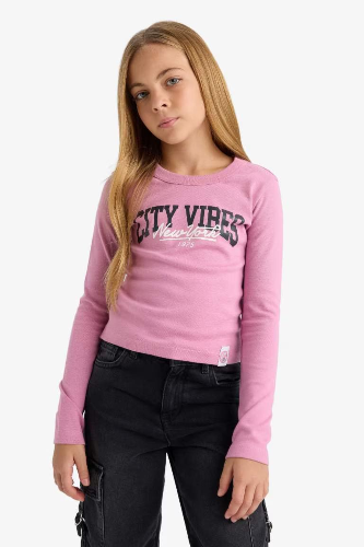 Resim Defacto Kız Çocuk  Sweat C7465A8/PN455