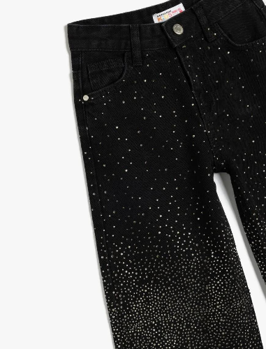 Resim Koton Kız Çocuk Jean Pantolon 5SKG40076AD