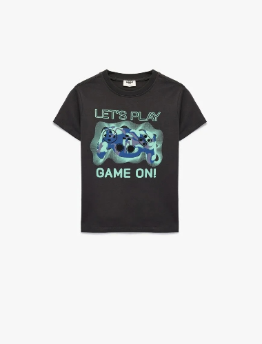 Resim Koton Erkek Çocuk T-shirt 6SKB10085TK