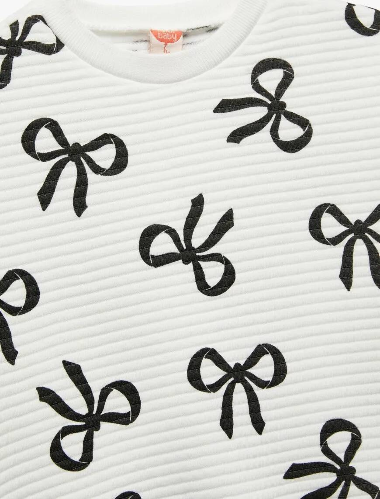 Resim Koton Kız Bebek Sweat 6Wmg10010Ak