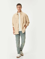 Resim Koton Erkek Jean Pantolon 5Wam40036Nd