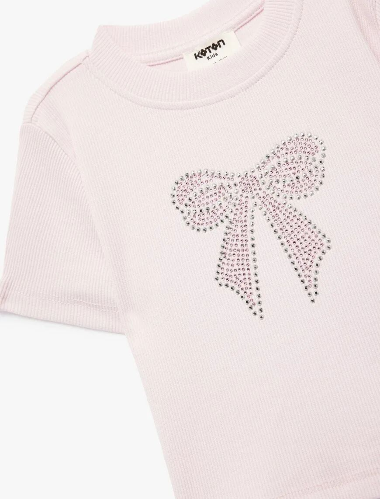 Resim Koton Kız Çocuk T-shirt 6SKG10123AK