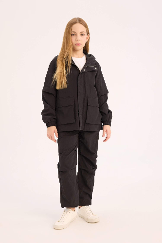 Resim Defacto Kız Çocuk  Yağmurluk D6934A8/BK27