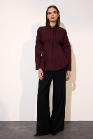 Resim Defacto Kadın Uzun Kol Gömlek G8610AX/BR34