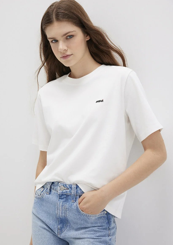 Resim Mavi Kadın T-shirt M1612122-70057