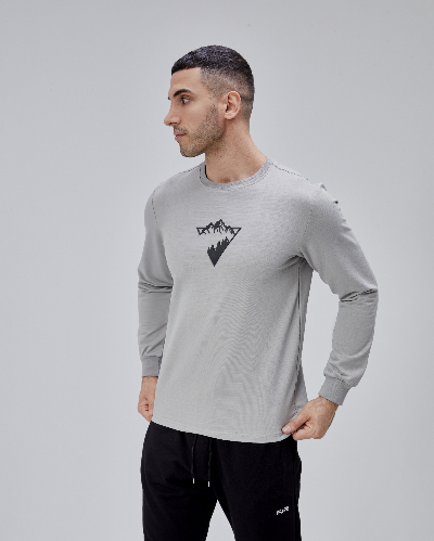 Resim Paul&More Erkek Sweat Manzara Baskı O Yaka