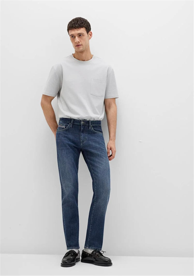 Resim Mavi Marcus Erkek Jean Pantolon M0035190670