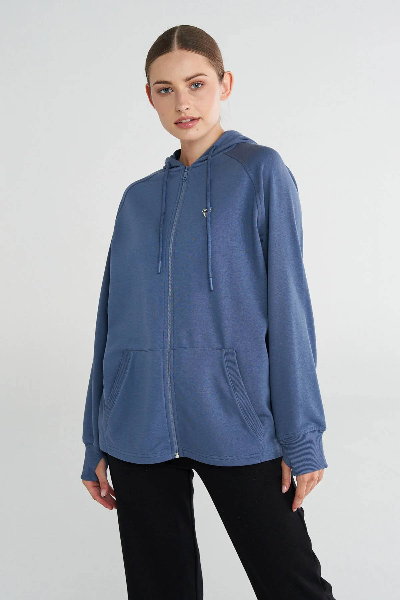 Resim Hummel Hml Frans Zip Hoodie Kadın Ceket 922398-8588