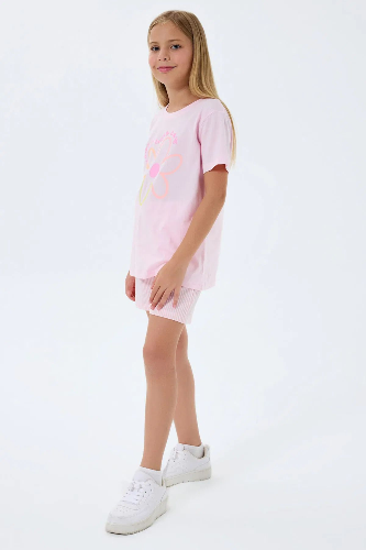 Resim Yenikoza Kız Çocuk Şort Takım