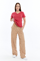 Resim Viole&More Kadın Kanvas Pantolon 2499 Müslim