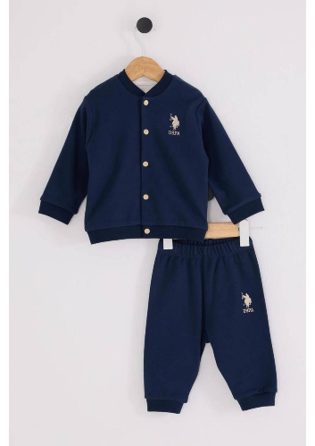 Resim U.S. Polo Assn Kids Erkek Bebek Sweat Takım USB2520