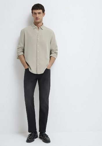 Resim Mavi Erkek Uzun Kol Gömlek M0211482-70333