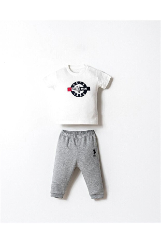 Resim U.S. Polo Assn Bebek Erkek Bebek Sweat Takım Usb2875