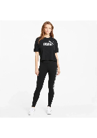 Resim Puma Ess Cropped No. 1 Logo Tee Kadın T-shirt 684972-01