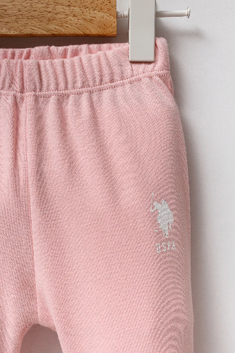 Resim U.S. Polo Assn Bebek Kız Bebek Sweat Takım Usb2702