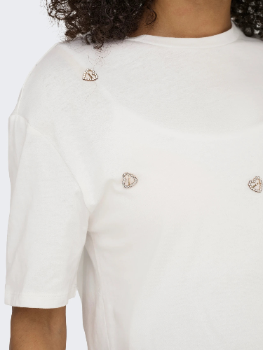 Resim Only Onlvıta S/S Tee Box Jrs Kadın T-shirt 15343769