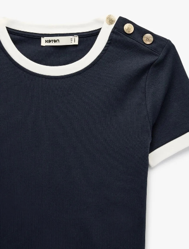 Resim Koton Kadın T-shirt 6SAK50011EK