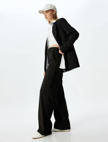 Resim Koton Kadın Kanvas Pantolon 5SAL40015IK