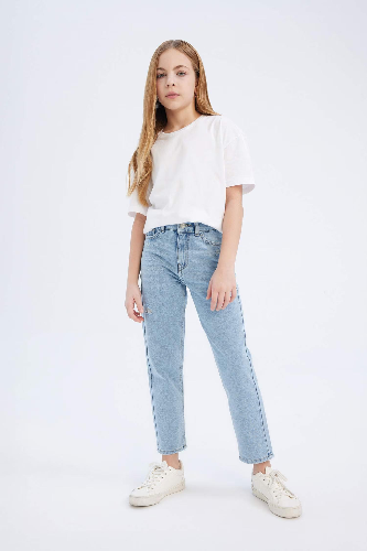 Resim Defacto Kız Çocuk  Jean Pantolon D7095A8/NM39