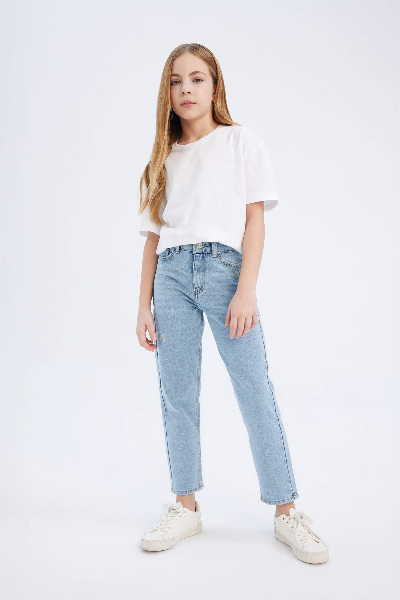 Resim Defacto Kız Çocuk  Jean Pantolon D7095A8/NM39