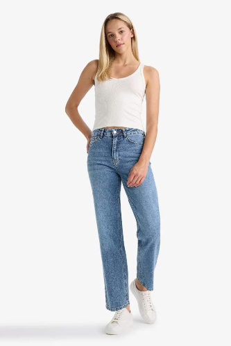 Resim Defacto Kadın Jean Pantolon D8155AX/NM28