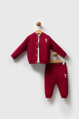 Resim U.S. Polo Assn Kids Erkek Bebek Sweat Takım USB2533