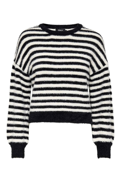 Resim Only Onlbaker L/S Zıp Pullover Knt Noos Kazak 15247008