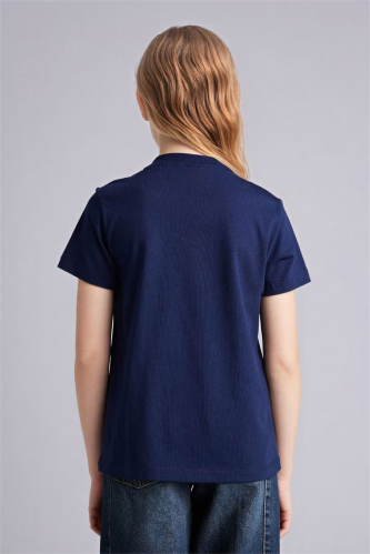 Resim Defacto Kız Çocuk T-shirt G1764A8/NV248