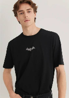 Resim Mavi Batman Reflektör Erkek T-Shirt M066878-900