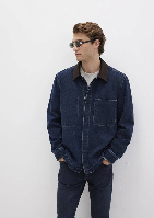 Resim Mavi Erkek Uzun Kol Gömlek M0211753-85481