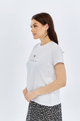 Resim Viole&More Kadın T-Shirt Yk21 California Baskılı