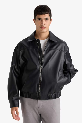 Resim Defacto Erkek  Deri Mont ve Ceket G0193AX/BK27