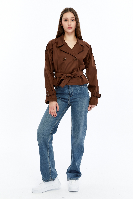 Resim Yenikoza Kadın Pardesü / Trençkot