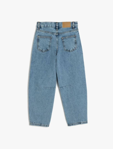 Resim Koton Kız Çocuk Jean Pantolon 5SKG40018AD