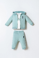 Resim U.S. Polo Assn Bebek Erkek Bebek Sweat Takım Usb2920