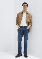 Resim Mavi Jake Dark Erkek Jean Pantolon M0042290387