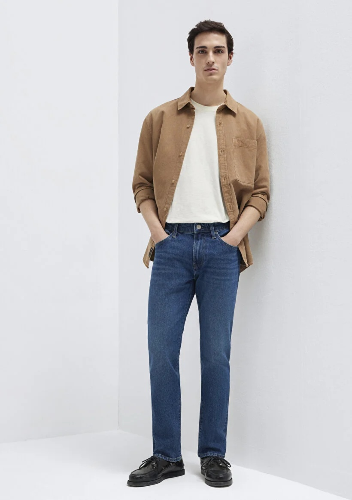 Resim Mavi Jake Dark Erkek Jean Pantolon M0042290387