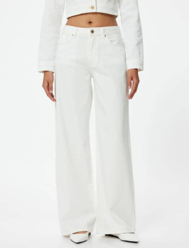 Resim Koton Kadın Jean Pantolon 4SAL40391MD