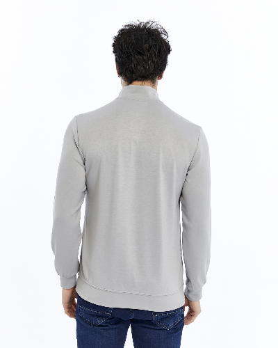 Resim Paul&More Yarım Fermuar Erkek Sweat 227 Parçalı Yarım Fermuarlı